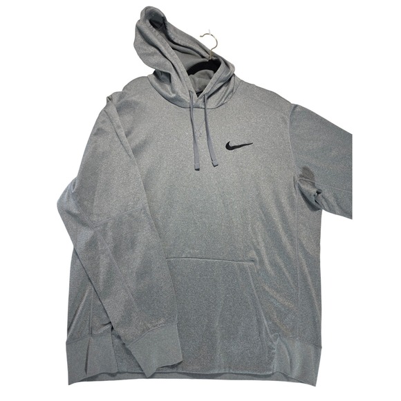 Nike Other - Nike Dri-FIT Mens XL Gray Heathered Pullover Hoodie Sweatshirt Training Gym